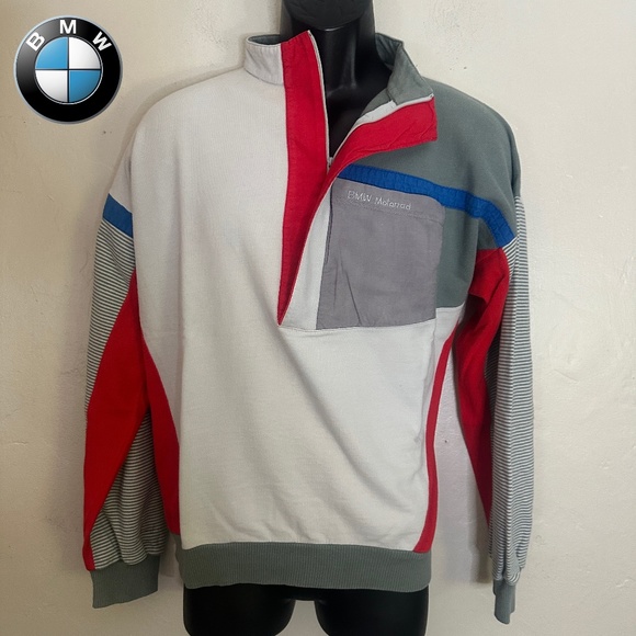 BMW Other - BMW Motorrad 1/4 Zip Fleece Pullover Large 22.5" armpit to armpit seams